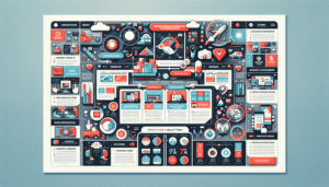 DALL·E 2023 11 19 00.03.17 A horizontal infographic titled Effective Website Design Strategy Optimizing Interface and Enhancing User Experience. The infographic includes vari